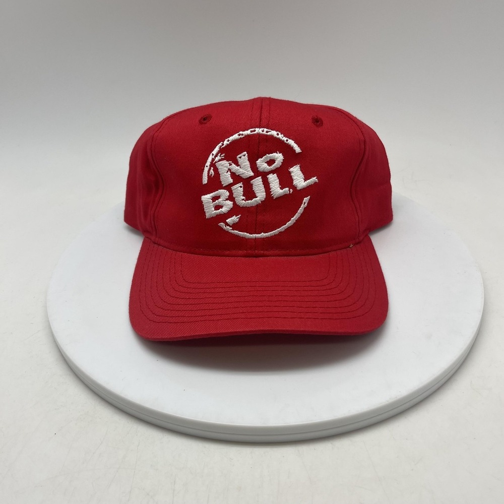 Vintage Team Winston‎ Hat Cap Snap Back Mens One Size Red NASCAR Racing No Bull